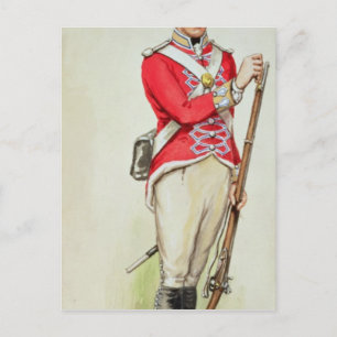 British soldier in Napoleonic times Postcard