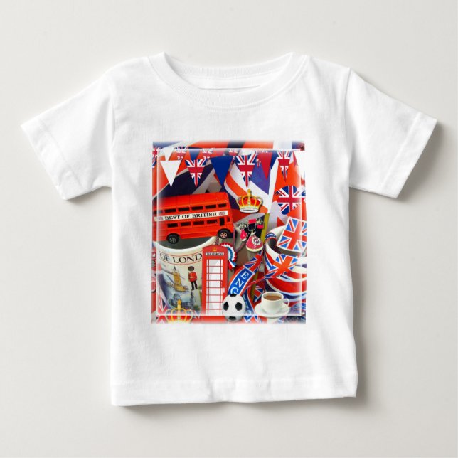 British Souvenirs Baby T-Shirt (Front)