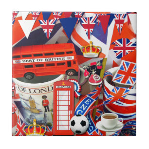 British Souvenirs Tile