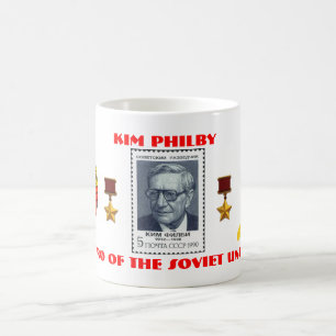 British Spy Kim Philby, Hero of the Soviet Union Coffee Mug