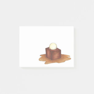 British Sticky Toffee Pudding Dessert Post-Its Post-it Notes