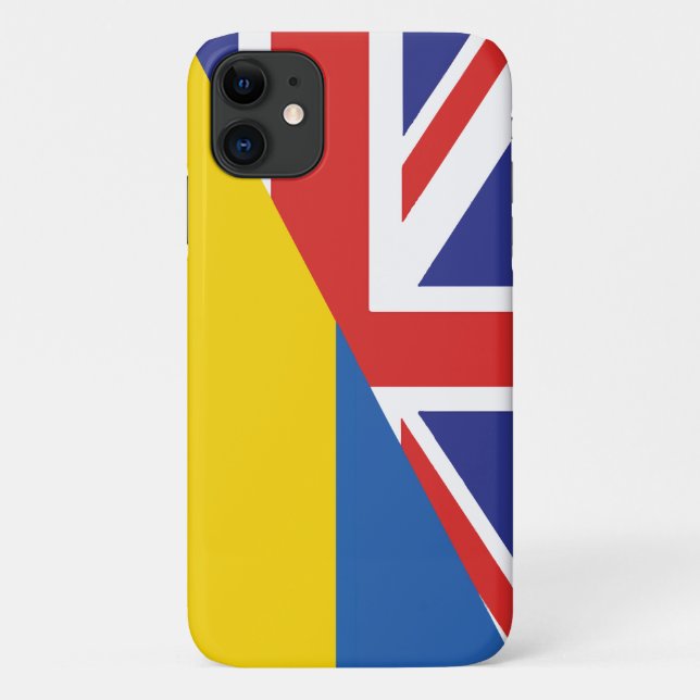British support towards Ukraine Sherpa Blanket Case-Mate iPhone Case (Back)