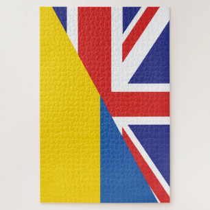 British support towards Ukraine Sherpa Blanket Jigsaw Puzzle