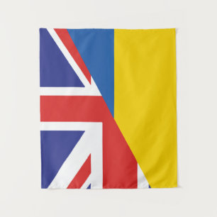 British support towards Ukraine Sherpa Blanket Tapestry