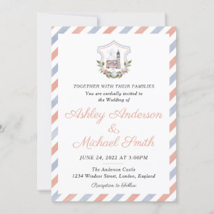 British Tea Wedding Invitation