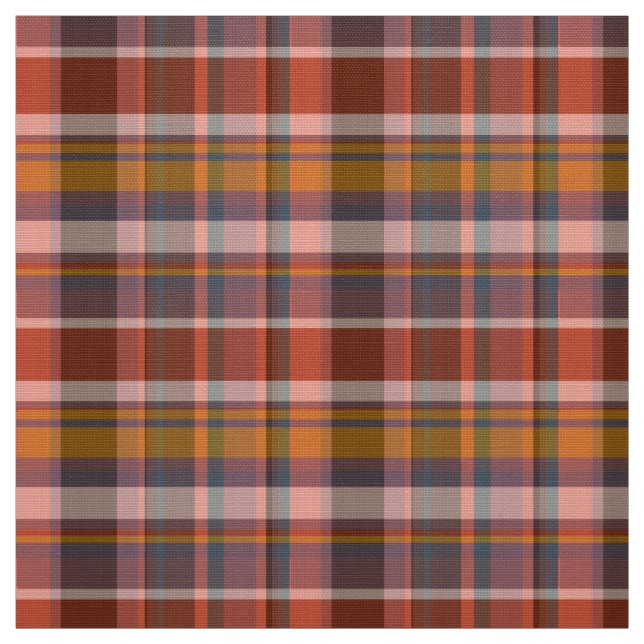 British traditioanl scottish pattern modern retro  fabric (Swatch)