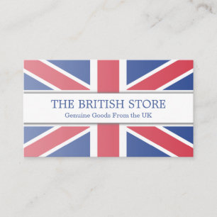 British / UK Flag Customisable Business Card