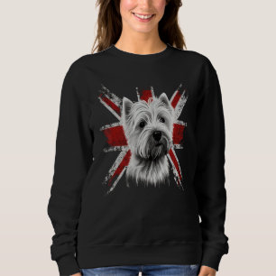 British UK Westie Great Britain West Highland Whit Sweatshirt