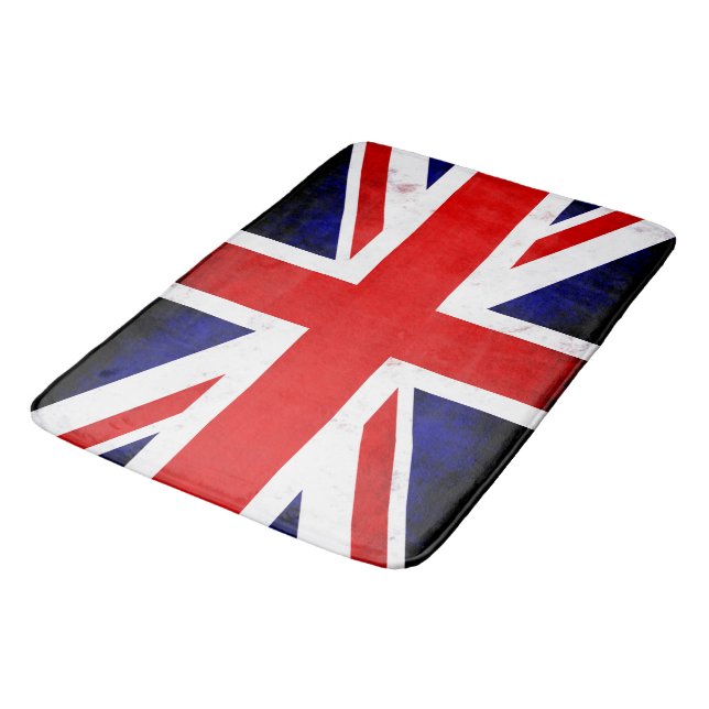 British Union Jack Flag Bath Mat (Angled)