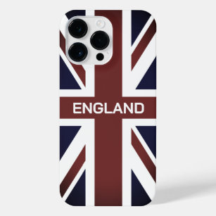 British Union Jack flag custom name iPhone 14 Case