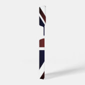 British Union Jack flag custom name iPhone 14 Case (Right Side)