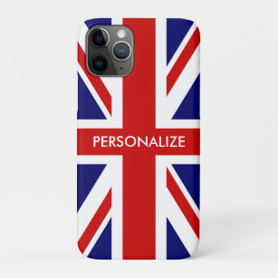 British Union Jack flag English pride personalised Case-Mate iPhone Case