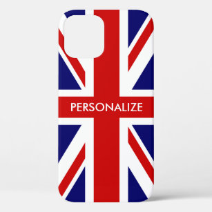 British Union Jack flag English pride personalised iPhone 12 Pro Case