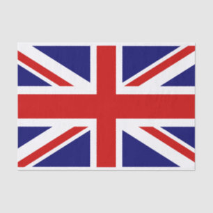 British Union Jack flag gift wrapping tissue paper