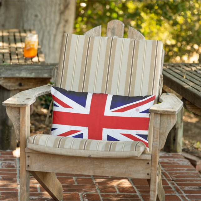 British Union Jack Flag Lumbar Cushion (Chair)