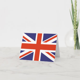 British Union Jack Flag Note Cards