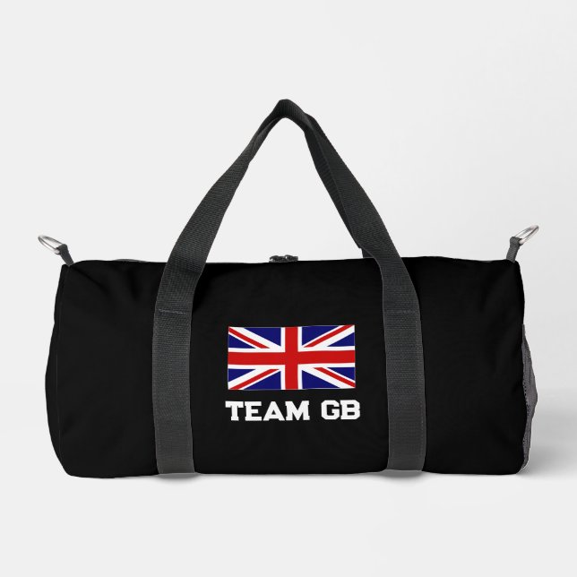 British Union Jack flag of United Kingdom custom Duffle Bag (Front)