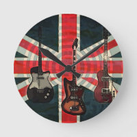 British Union Jack Flag Rock Roll Electric Guitar