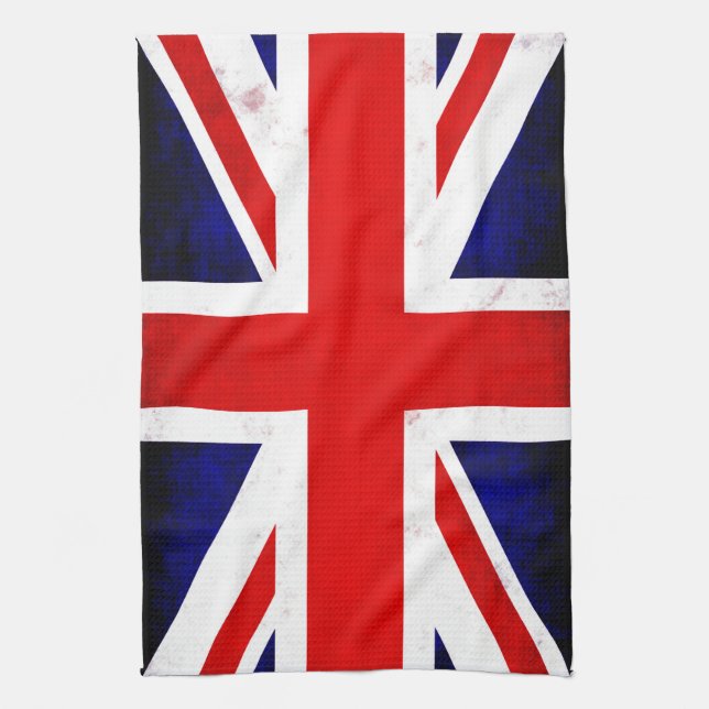 British Union Jack Flag Tea Towel (Vertical)