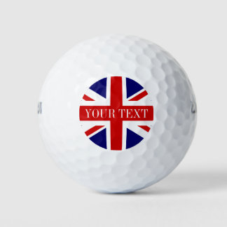 British Union Jack golf ball set | English pride