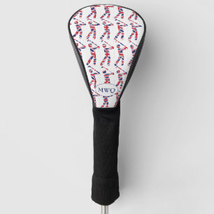 British Union Jack Monogram DRIVER Golf Head Cover