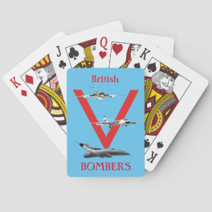 British 'V' Bombers Playing Cards