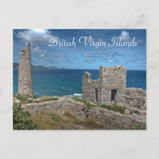 British Virgin Islands Castle Postcard