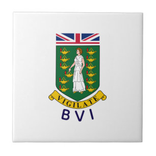British Virgin Islands Ceramic Tile
