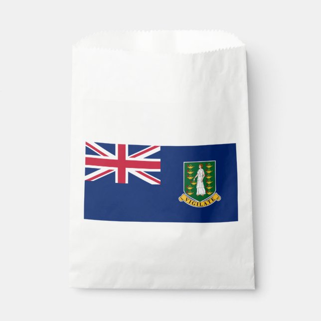 British Virgin Islands Flag Favour Bag (Front)