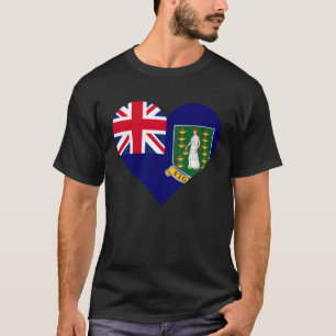 British Virgin Islands Flag Heart Love Pullover Ho