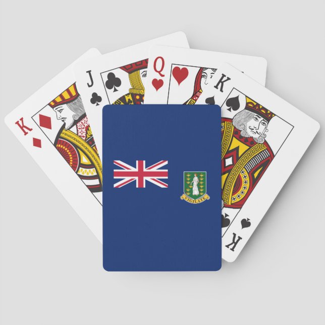 British Virgin Islands Flag Playing Cards (Back)