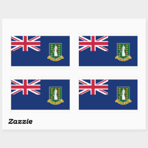 British Virgin Islands Flag Sticker BVI