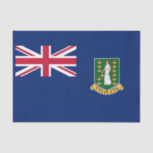 British Virgin Islands Flag Tissue Paper