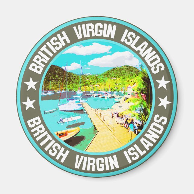 British Virgin Islands                             Magnet (Front)