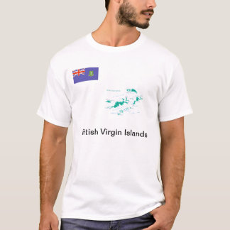 British Virgin Islands Map Tee's T-Shirt