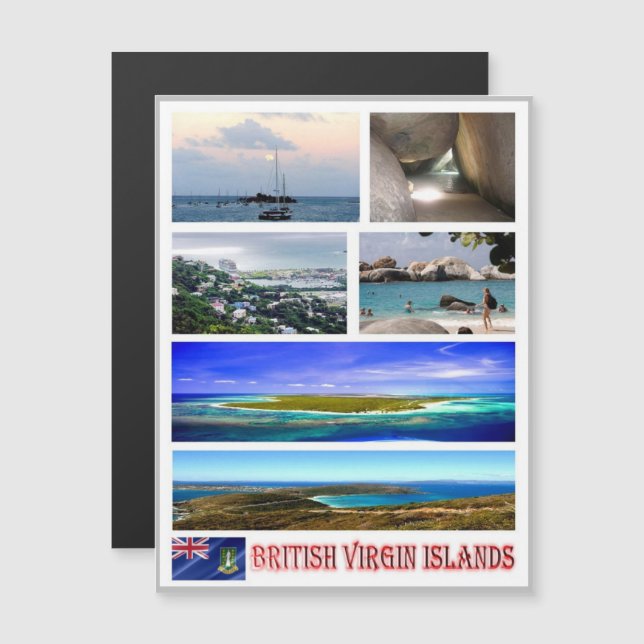 British Virgin Islands - Mosaic - (Front/Back)