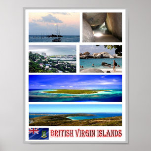 British Virgin Islands - Mosaic - Poster