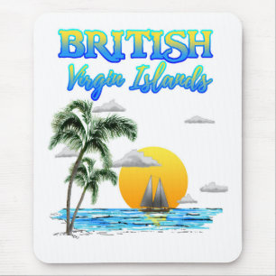British Virgin Islands Mouse Pad