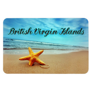 British Virgin Islands starfish Magnet