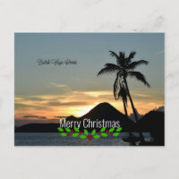 British Virgin Islands, Sunset - Christmas