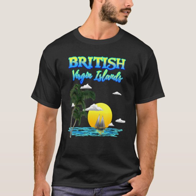 British Virgin Islands Sunset T-Shirt (Front)