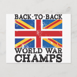 British World War Victory Postcard