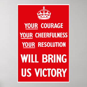 British WW2 Propaganda -- Border Poster