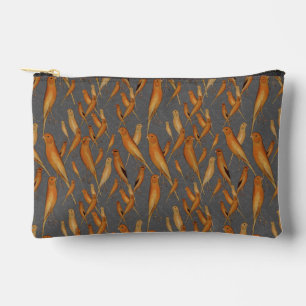 British Yorkshire Canary Grey Background Accessory Pouch