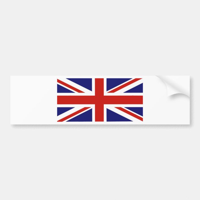 britishflag3.jpg bumper sticker (Front)