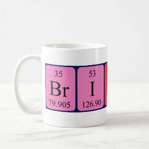 Britney periodic table name mug