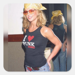 Britney Spears I >3Punk Square Sticker