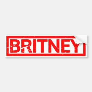 Britney Stamp Bumper Sticker
