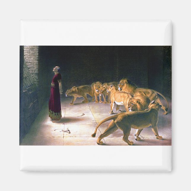 Briton Riviere Daniel's Answer to the King Magnet (Front)