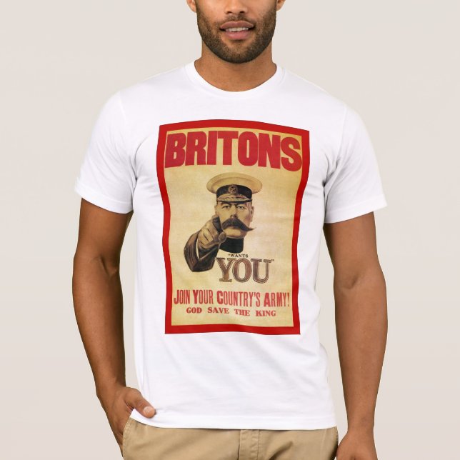 Britons: Join Your Country's Army! T-Shirt (Front)